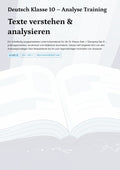 Textanalyse Klasse 10 komplett – Sachtexte & Literatur sicher analysieren und schreiben