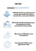 Fachanforderungen im Fach Politik und Wirtschaft in der Oberstufe - Schleswig-Holstein