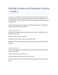Englisch Klasse 1 – Writing Prompts: Schreibanlässe & Satztraining