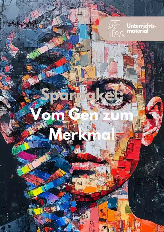 Vom Gen zum Merkmal – Genetik-Sparpaket mit Unterrichtsreihe, Präsentation & Materialien