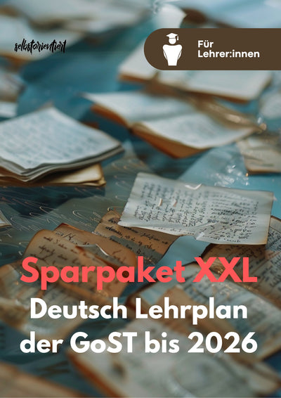 Lehrplan Deutsch GoSt – Komplettpaket Unterrichtsmaterial Abitur bis 2026