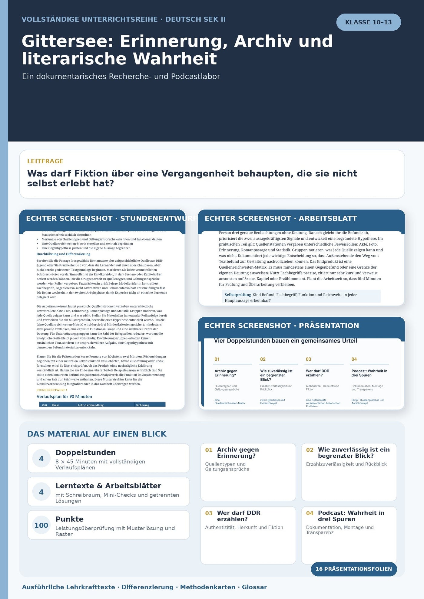 Unzuverlässiges Erzählen im Deutschunterricht analysieren