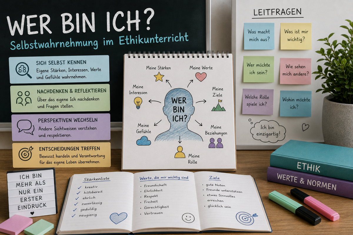 Wer bin ich? Selbstwahrnehmung im Ethikunterricht der Sekundarstufe I