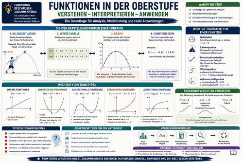 Funktionen verstehen und interpretieren: Grundlage für erfolgreiche Analysis in der Oberstufe