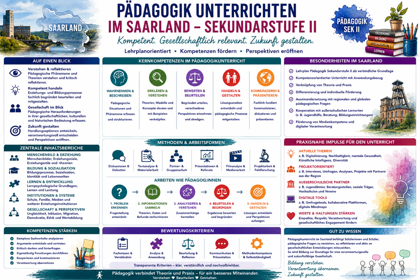 Abiturvorbereitung Pädagogik Saarland: Aufbau, Operatoren & Lernplan