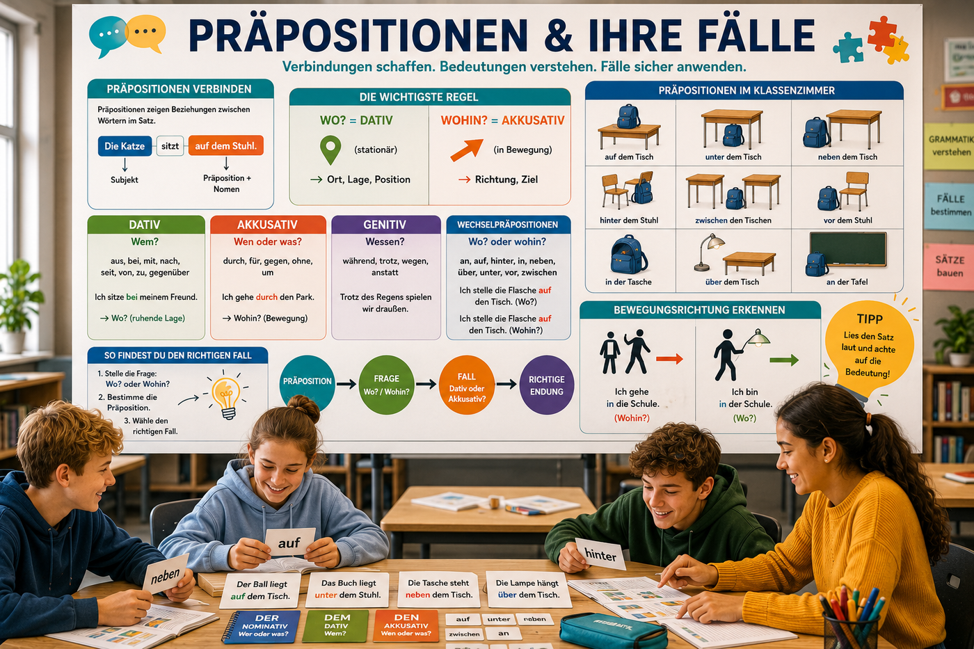 Präpositionen Unterricht Sek I
