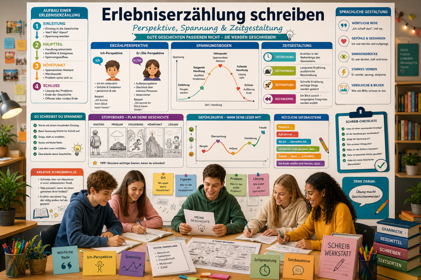 Erlebniserzählung schreiben Unterricht