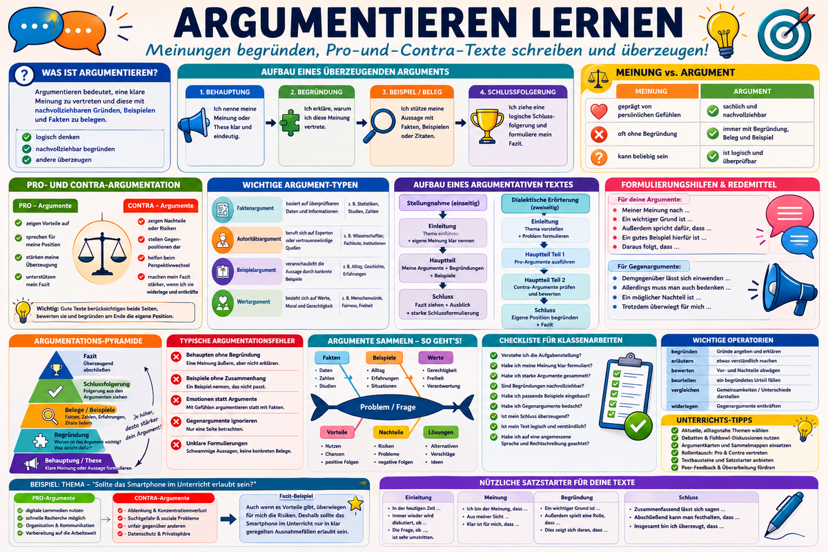Argumentieren lernen Sek I