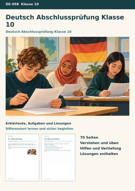 Mathematik-Abschlussprüfung Klasse 10 in Sachsen: Aufgabenarten üben und Fehler vermeiden