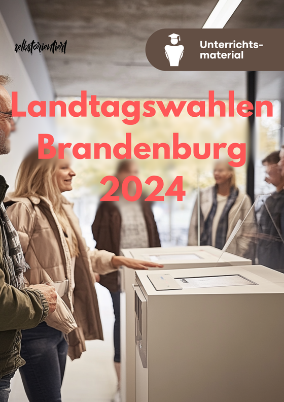 Unterrichtsreihe Landtagswahl Brandenburg 2024: mit Portfolio begleiten