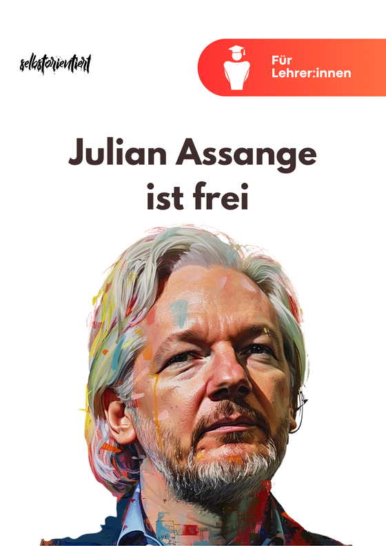 Unterrichtsreihe Der Fall Julian Assange: die Reihe nach dem Durchgang auswerten