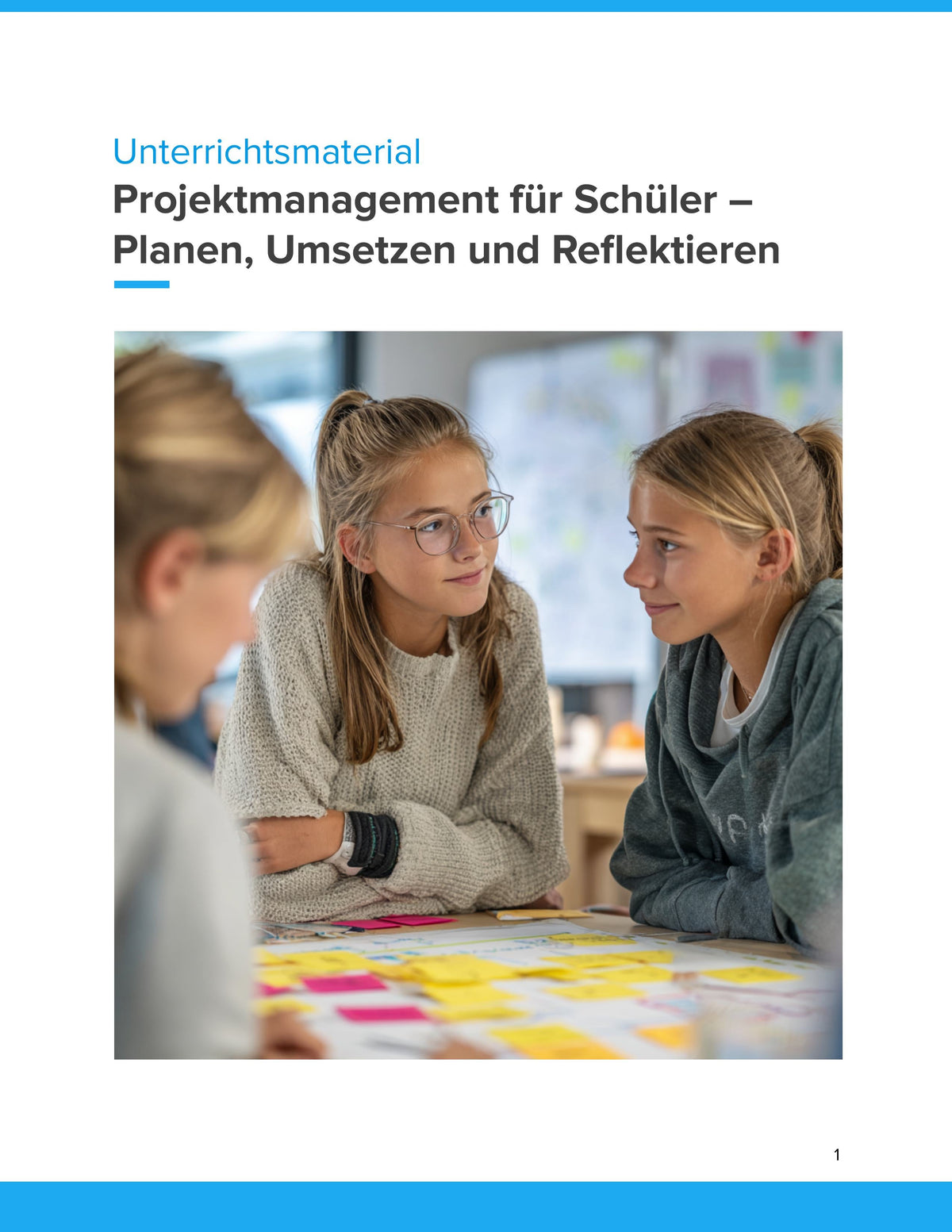 Projektmanagement für Schüler – Unterrichtsmaterial Deutsch SEK I