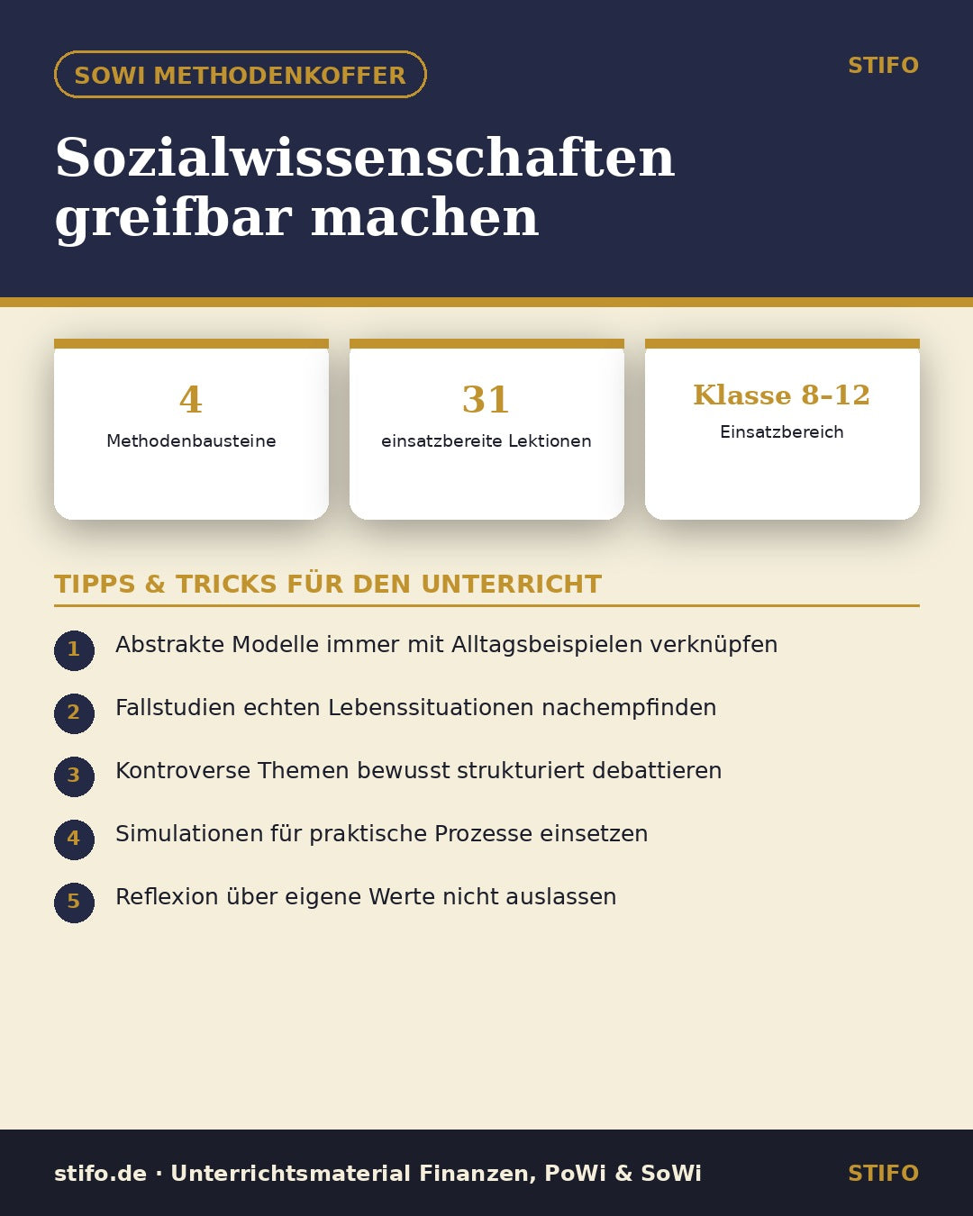 Sozialwissenschaften greifbar machen