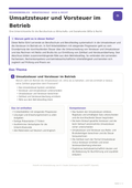 Umsatzsteuer und Vorsteuer im Betrieb | Unterrichtsmaterial Berufsschule (WiSo & Recht)