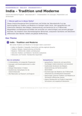 India – Tradition and Modernity | Englisch Unterrichtsmaterial Oberstufe (Sek II)
