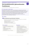 Kurvendiskussion ganzrationaler Funktionen | Unterrichtsmaterial Mathematik Oberstufe (Sek II)