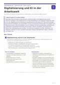 Digitalisierung und KI in der Arbeitswelt | Unterrichtsmaterial Berufsschule (WiSo & Recht)