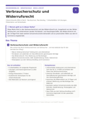 Verbraucherschutz und Widerrufsrecht | Unterrichtsmaterial Berufsschule (WiSo & Recht)