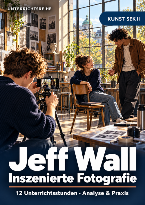 Jeff Wall: Inszenierte Fotografie – Unterrichtsreihe Kunst Sek II (12 Stunden, mit Klausuren)