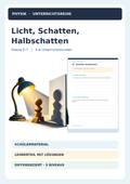 Licht, Schatten, Halbschatten – Kernschatten & faires Experiment | Physik & Sachunterricht Klasse 3–6