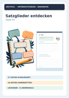 Satzglieder entdecken – Umstellprobe, Subjekt, Prädikat, Objekte & Adverbiale | Deutsch Klasse 3–6