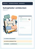 Satzglieder entdecken – Umstellprobe, Subjekt, Prädikat, Objekte & Adverbiale | Deutsch Klasse 3–6