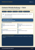 Einheit-Wiederholung + Quiz – Einkommen & Karriere | Persönliche Finanzen Modul 1.9
