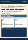 Die erste Gehaltsabrechnung lesen – Einkommen & Karriere | Persönliche Finanzen Modul 1.2