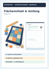 Flächeninhalt & Umfang verstehen – Einheitsquadrate, Rechteckformel & Sachaufgaben | Mathematik Klasse 3–6