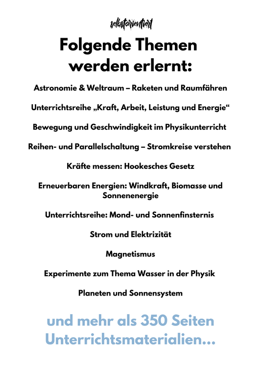 Kernlehrplan Physik in der Sekundarstufe I