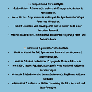 Sparpaket XXL: Musikgeschichte, Analyse & Kultur – Für die gymnasiale Oberstufe (Klasse 10–12)