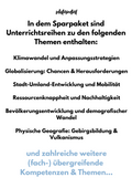 SPARPAKET XXL: Geographie & Erdkunde – Unterrichtsreihen & THEMEN für die gymnasiale Oberstufe
