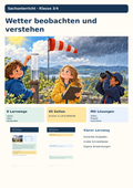 Wetter beobachten und verstehen – enthalten im Sparpaket Klasse 3–6 komplett