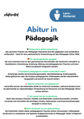 Pädagogik Abitur 2027 – Komplettkurs für die Abiturvorbereitung