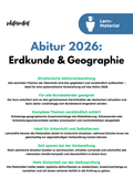 Abitur 2026 Geographie & Erdkunde – Der komplette Vorbereitungskurs