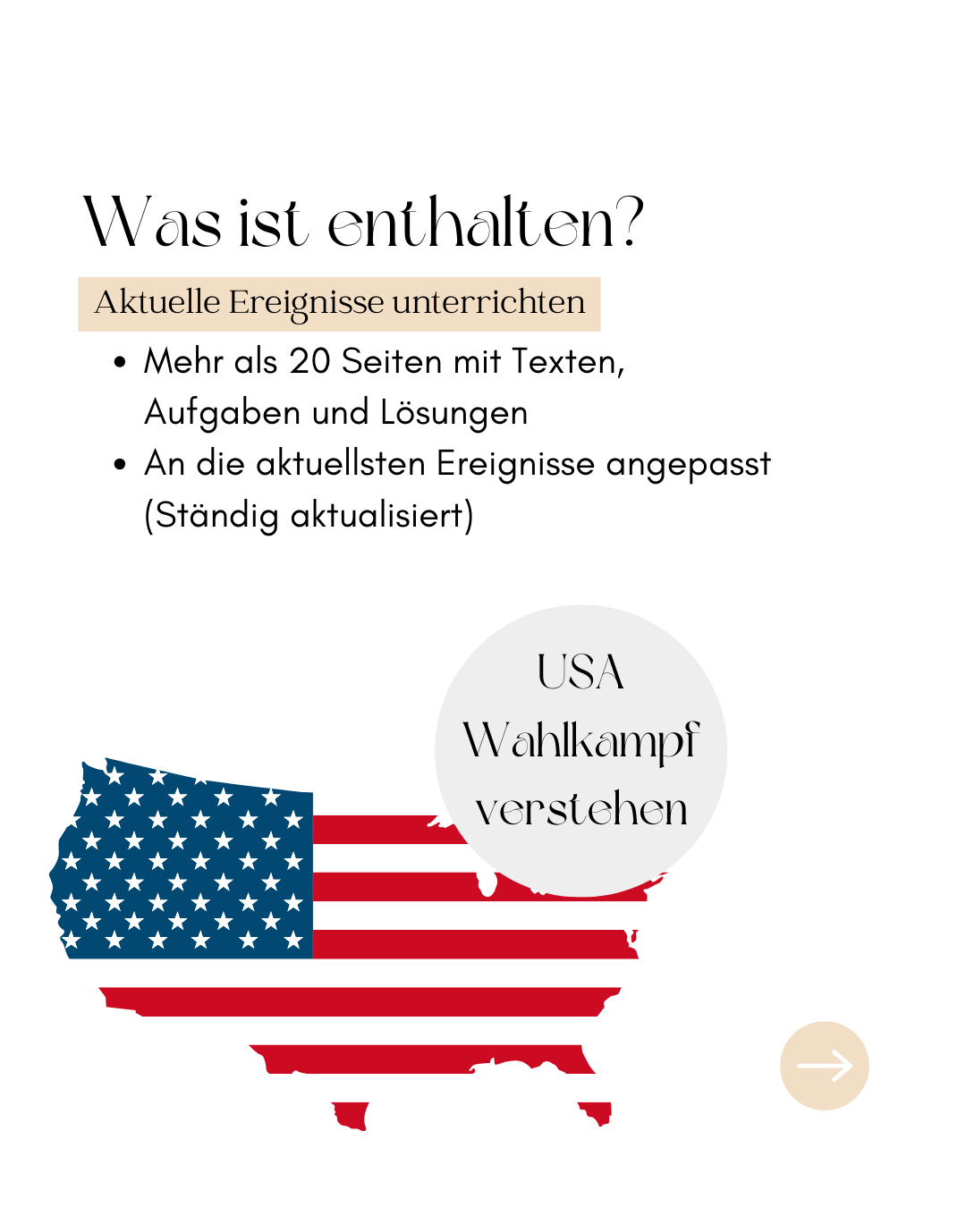 Aktuelle Unterrichtsreihe: USA Wahl 2024 (Präsidentschaftswahl) (Donald Trump & Kamala Harris)