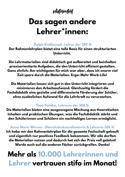 Rahmenlehrplan Chemie in der SEK II - Brandenburg | Grund- & Leistungskurs