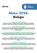 Biologie Abitur 2026 Komplettkurs – Klausurvorbereitung