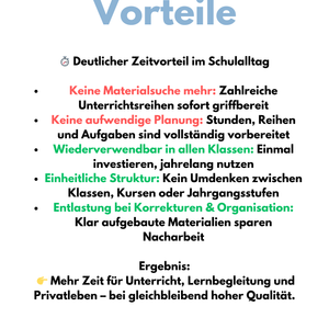 Sparpaket Klimawandel & Nachhaltigkeit (Sek I & II)