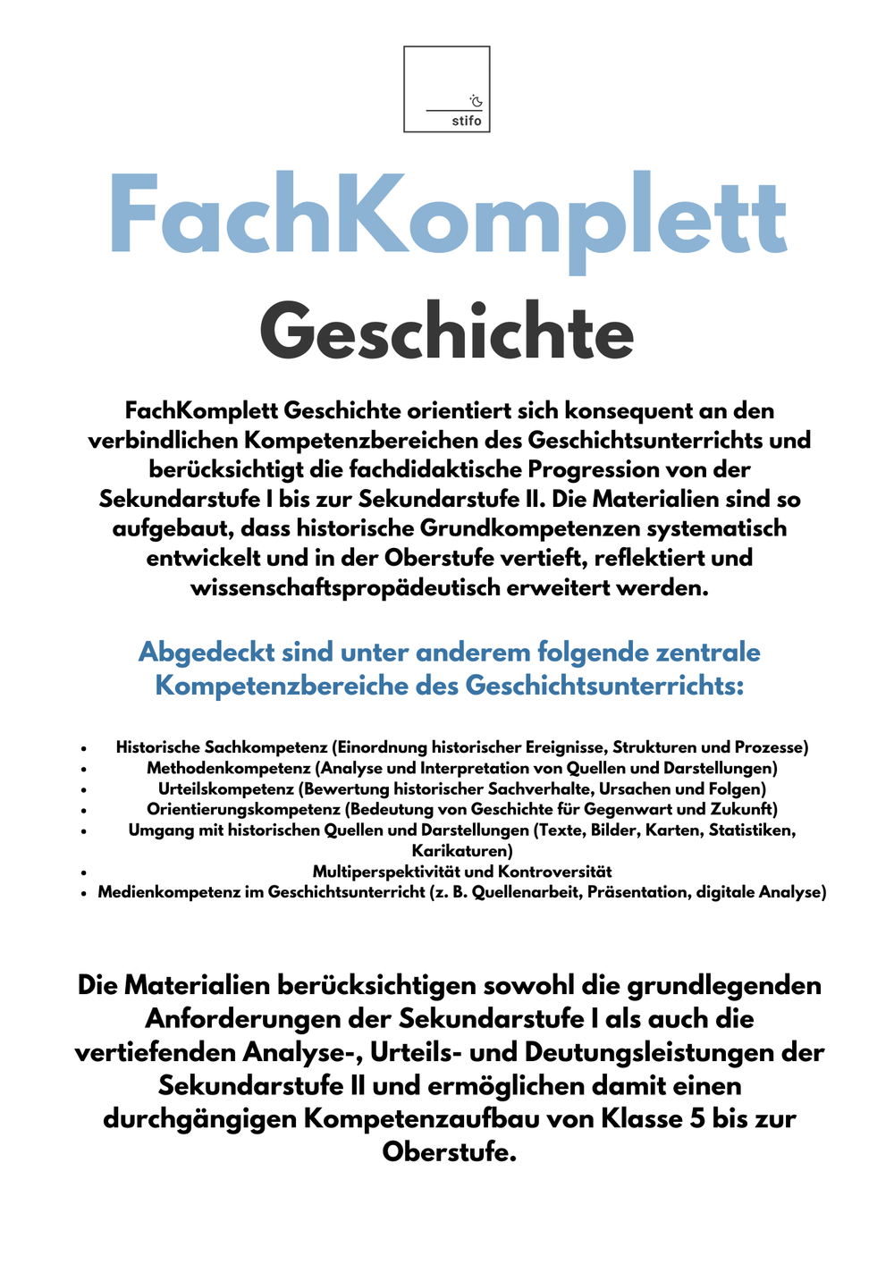 FachKomplett Geschichte – 100+ Unterrichtsreihen einsatzbereit für den Geschichte-Unterricht Bild 2
