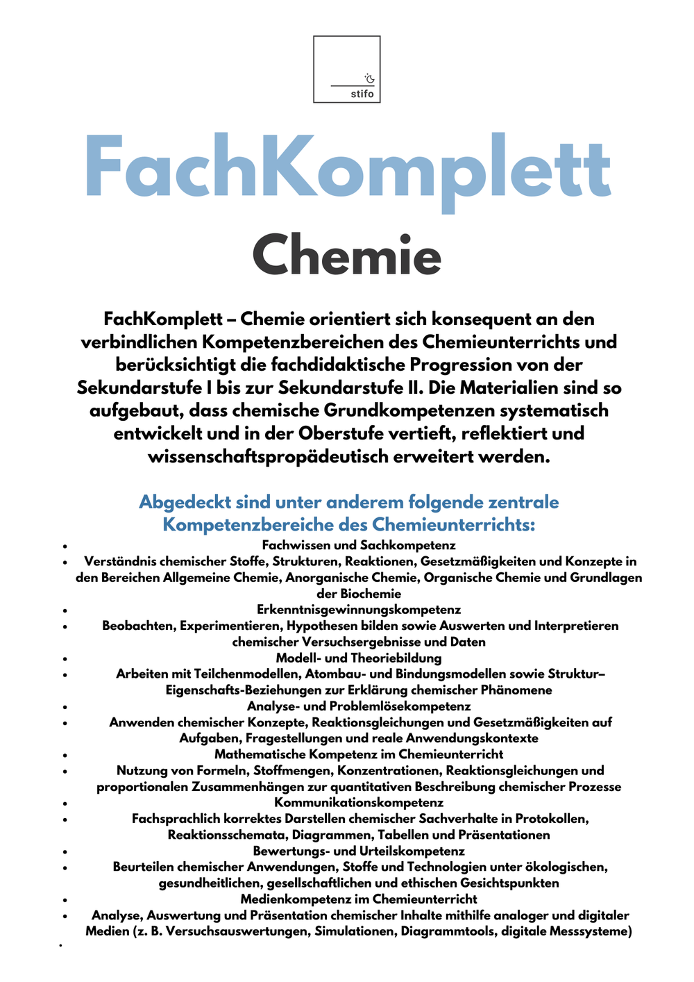 FachKomplett Chemie – 70+ Unterrichtsreihen einsatzbereit für den Chemie-Unterricht Bild 2