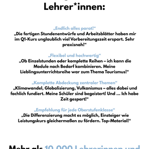 SPARPAKET XXL: Geographie & Erdkunde – Unterrichtsreihen & THEMEN für die gymnasiale Oberstufe