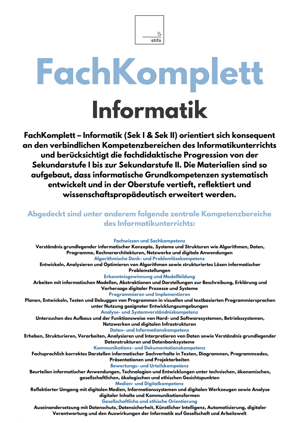 FachKomplett Informatik – 60+ Unterrichtsreihen einsatzbereit für den Informatik-Unterricht Bild 2