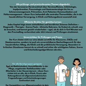 Allgemeinmedizin – Kompaktkurs Leitlinien, Diagnostik & Therapie für die Praxis