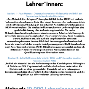 Kernlehrplan Philosophie in der SEK II - Nordrhein-Westfalen