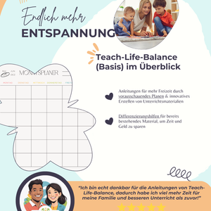 Teach-Life-Balance - Der Basis-Kurs mit Guides zu mehr Work-Life-Balance