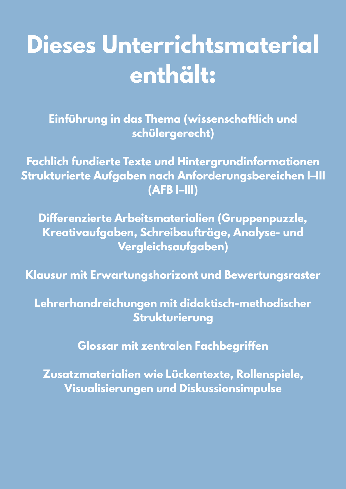 Charlotte Gneuß: Gittersee – Unterrichtsmaterial Deutsch SEK II