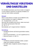 Verhältnis, Proportion und Prozent – Mathematik SEK I
