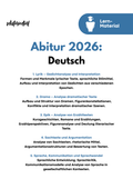 Deutsch Abitur 2026 Komplettkurs – Strukturierte Vorbereitung für die Oberstufe