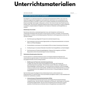 Rahmenlehrplan Chemie in der SEK II - Brandenburg | Grund- & Leistungskurs